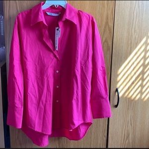 NWT ZARA loose fitting shirt